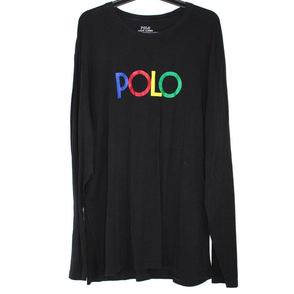 Polo Ralph Lauren Mens XL Spell Out Long Sleeve T-Shirt H925